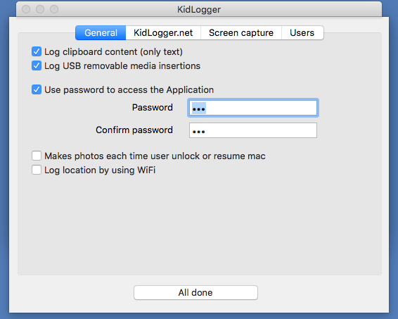 kidlogger for mac delete